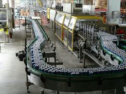 上海链板输送机,果汁饮料空瓶包装生产线,饮料链板输送机